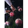 Bombki zestaw 2 sztuk w paski 6 cm - Delight