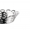 Kosz na owoce Vimini srebrny 22 cm - Michel Boucquillon & Donia Maaoui - Alessi