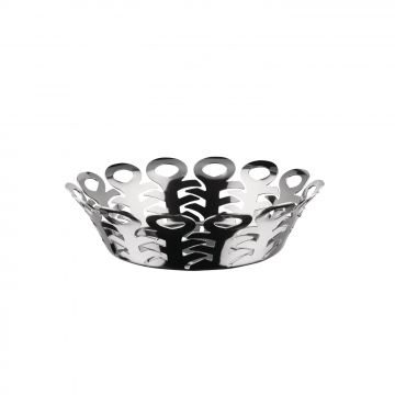 Kosz na owoce Vimini srebrny 22 cm - Michel Boucquillon & Donia Maaoui - Alessi