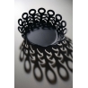 Kosz na owoce Vimini czarny 22 cm - Michel Boucquillon & Donia Maaoui - Alessi