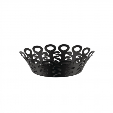 Kosz na owoce Vimini czarny 22 cm - Michel Boucquillon & Donia Maaoui - Alessi
