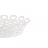 Kosz na owoce Vimini biały 22 cm - Michel Boucquillon & Donia Maaoui - Alessi