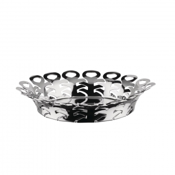 Kosz na owoce Vimini srebrny 27 cm - Michel Boucquillon & Donia Maaoui - Alessi
