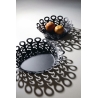 Kosz na owoce Vimini czarny 22 cm - Michel Boucquillon & Donia Maaoui - Alessi