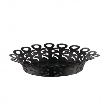 Kosz na owoce Vimini czarny 22 cm - Michel Boucquillon & Donia Maaoui - Alessi