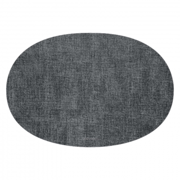 Podkładka pod talerz owalna Fabric, antracytowa 33 × 48 cm - Guzzini 22604622