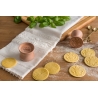 Zestaw stempli do makaronu Corzetti Classic Line - podstawa do cięcia + kształt spirali - Marcato