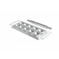 Forma do ravioli okrągłych 50 mm x 10 srebrna Design Line - Marcato