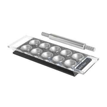 Forma do ravioli okrągłych 50 mm x 10 jasnoniebieska Design Line - Marcato