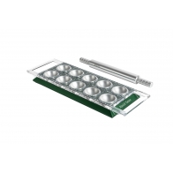Forma do ravioli okrągłych 50 mm x 10 zielona Design Line - Marcato