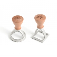 Wycinarki do ravioli 58 mm okrągła i kwadratowa Classic Line - Marcato
