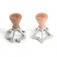 Wycinarki do ravioli kwiat 70 mm i gwiazda 65 mm Classic Line - Marcato