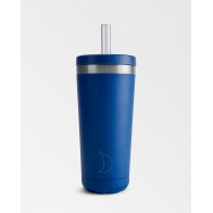 Kubek Original Straw Cup, 500ml Matte Blue - Chilly's Bottles
