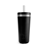 Kubek Original Straw Cup 500 ml Monochrome Black - Chilly's Bottles