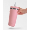 Kubek Original Straw Cup 500 ml Pastel Pink - Chilly's Bottles