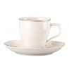 Rosenthal porcelana.Filiżanka do kawy ze spodkiem - Sanssouci Gold