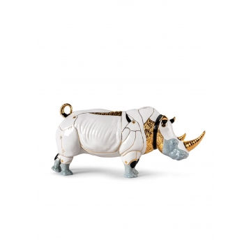 Figurka Rhino Cyborg Nosorożec 45 cm - Lladro