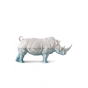Figurka Nosorożec Rhino - Underwater 45 cm - Lladro