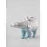 Figurka Mummy bear and babies - Underwater 39 cm - Lladro