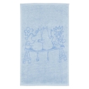 Ręcznik do rąk Moomin Love 30 x 50 cm niebieski - Muminki
