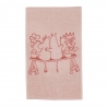 Ręcznik do rąk Moomin Love 30 x 50 cm łososiowy - Muminki