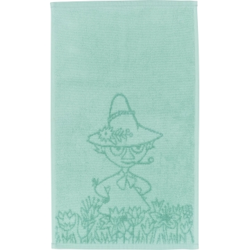 Ręcznik do rąk Moomin Włóczykij 30 x 50 cm miętowy - Muminki