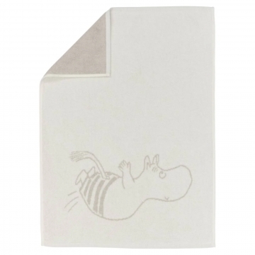 Ręcznik do rąk Moomin Muminek 50 x 70 cm biały - Muminki