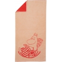 Ręcznik kąpielowy Moomin Mama Muminka 70 x 140 cm łososiowy - Muminki