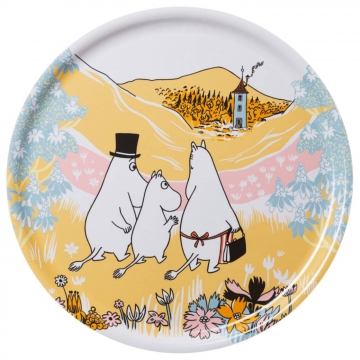 Taca do serwowania Moomin Family Time 35 cm fioletowy - Muminki