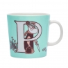 Kubek ABC "P" 400 ml - Muminki