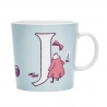 Kubek ABC "J" 400 ml - Muminki