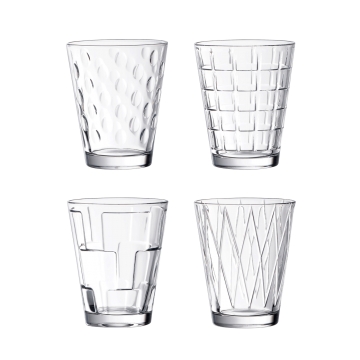Szklanka do wody 200 ml 4 szt. - Dressed Up