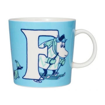Kubek ABC "F" 400 ml - Muminki