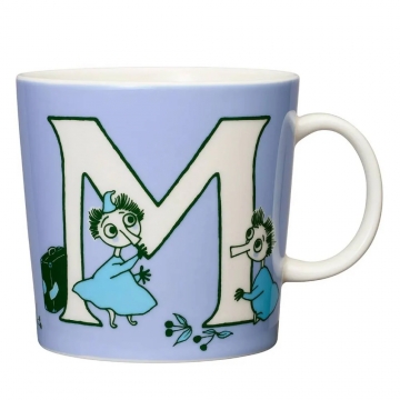Kubek ABC "M" 400 ml - Muminki