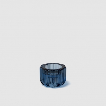Świecznik dwustronny niebieski 4,5 cm - Fleur Bleu Villeroy & Boch 11-7338-0860