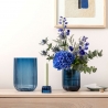 Świecznik dwustronny niebieski 4,5 cm - Fleur Bleu Villeroy & Boch 11-7338-0860