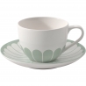 Filiżanka ze spodkiem do kawy - Fleur Vert Villeroy & Boch 10-4550-1290