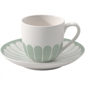 Filiżanka ze spodkiem do espresso - Fleur Vert Villeroy & Boch 10-4550-1410