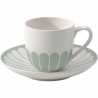 Filiżanka ze spodkiem do espresso - Fleur Vert Villeroy & Boch 10-4550-1410