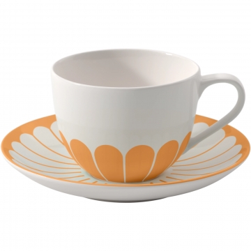 Filiżanka ze spodkiem do kawy - Fleur Soleil Villeroy & Boch 10-4552-1290