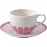 Filiżanka do kawy ze spodkiem - Fleur Cassis Villeroy & Boch 10-4553-1290