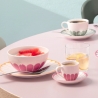 Filiżanka do espresso ze spodkiem - Fleur Cassis Villeroy & Boch 10-4553-1410