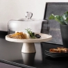 Patera na nóżce 28 cm - Manufacture Travertine Villeroy&Boch 10-1375-3841