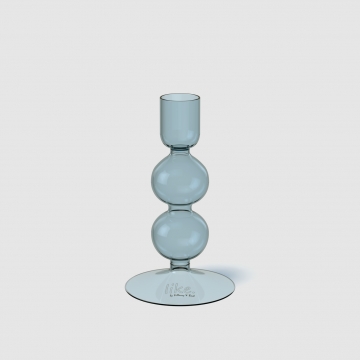 Świecznik niebieski 13 cm - Like Home Villeroy & Boch 19-5303-5435