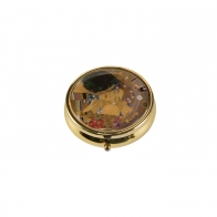 Pudełko na pastylki Pocałunek 5 cm - Gustav Klimt Goebel 67066041