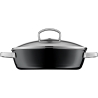 Naczynie do zapiekania Fusiontec Mineral czarne 24 cm- WMF 518405290