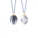 Zawieszka Jajko Pióra Sójki euroazjatyckiej 6 cm, 2 szt - Royal Copenhagen