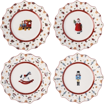 Talerze świąteczne 4 szt. - Toy's Delight Villeroy & Boch 14-8585-8815