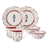 Talerz, miska i kubek świąteczny śniadaniowy Dziadek do orzechów dla 2 osób - Toy's Delight Villeroy & Boch 14-8585-7287