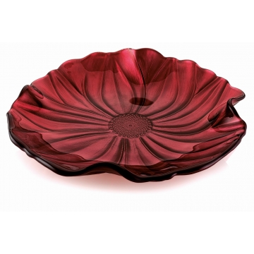 Talerz Magnolia 22 cm perłowa czerwień - IVV 5332.1